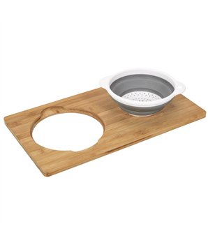 PLANCHE A DECOUPER BAMBOU PASSOIRE INTEGREE