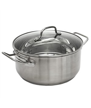 FAITOUT AVEC COUVERCLE EN VERRE 28CM
