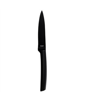 COUTEAU ACIER INOXYDABLE NOIR LAME 10CM