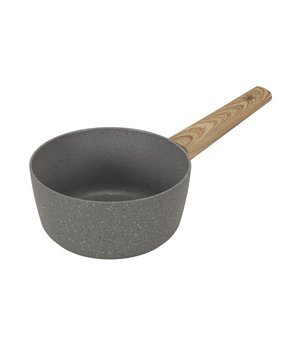 CASSEROLE ALU FORGE MANCHE EFFET BOIS 20CM