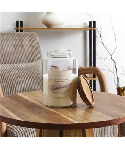 BOUGIE PARFUMEE POT TOP ACACIA SOFTNESS H16CM