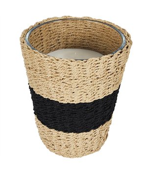 BOUGIE PARFUMEE PANIER TRESSE H23CM