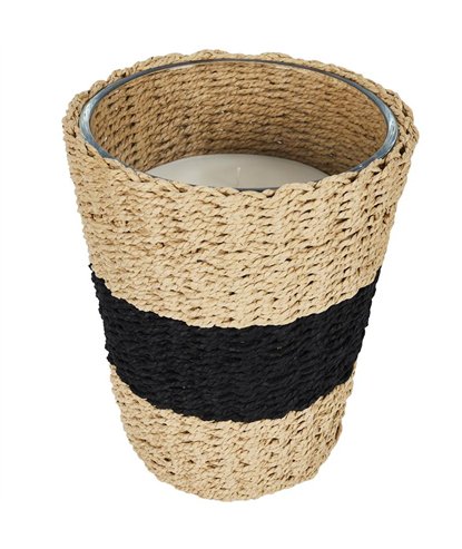 BOUGIE PARFUMEE PANIER TRESSE H23CM