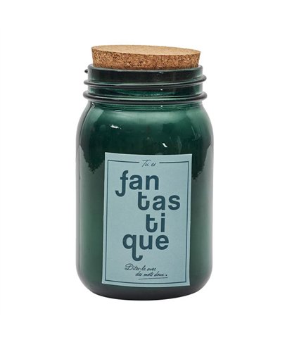 BOUGIE PARFUMEE MASON JAR TU ES