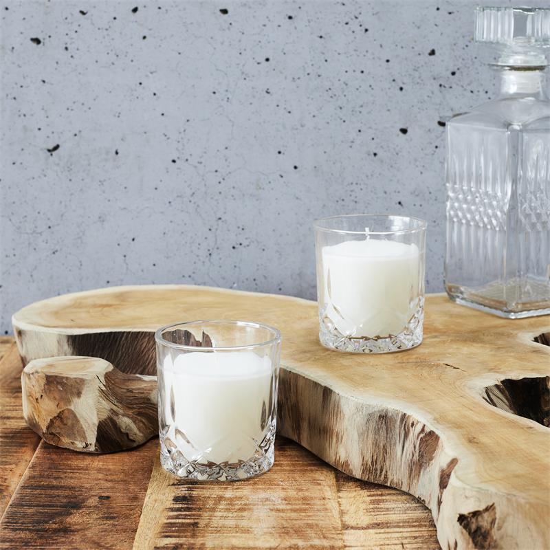 PACK 2 VELAS VIDRIO THE GIFT