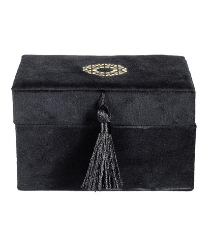 BOITE A BIJOUX EN VELOURS 14CM