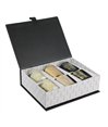 BOUGIE PARFUMEE X6 COFFRET NOIR HOME DECO ART