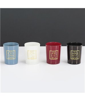 BOUGIE PARFUMEE X4 COFFRET YOU ARE H5.8CM