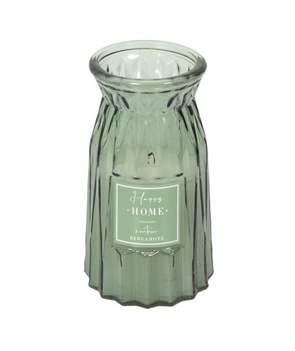 BOUGIE PARFUMEE VASE CISELE H15CM