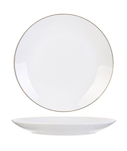 ASSIETTE LISERE DORE 26CM